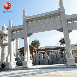 Grande <span class=keywords><strong>arche</strong></span> d'entrée <span class=keywords><strong>de</strong></span> Village <span class=keywords><strong>en</strong></span> <span class=keywords><strong>pierre</strong></span>, à trois portes, paifan pour porte du Temple, livraison gratuite - Product Image 3