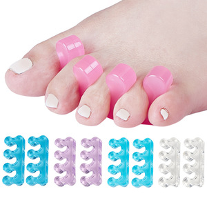 Gel Silicone Pink <strong>Toe</strong> Separators Straighteners for Women Pedicure <strong>Toe</strong> Spacers <strong>Dividers</strong> - Product Image 2
