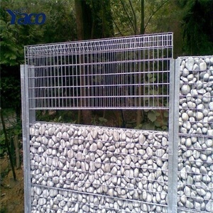 Boîte de gabion galvanisée soudée 2x0,4x0,4m, ouverture 50x100mm, clôture en treillis métallique de gabion, <span class=keywords><strong>prix</strong></span> - Product Image 4
