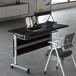 Sala de reuniones comercial moderna, mesa plegable para estudiantes escolares, mesa de estación de trabajo de formación, escritorio de oficina de entrenamiento Modular - Product Image 1