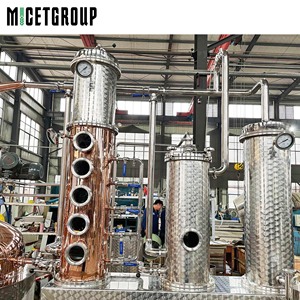 Juego de destilación de whisky Gin de 1500L, sistema de cobre y acero inoxidable, gabinete a prueba de explosiones, destilador certificado CE a la venta - Product Image 6