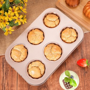 <b>Caneles</b> Cake <b>Mold</b> 12 Cups Metal Baking Pan Non Toxic Oven Safe Dishwasher Safe For Dessert Baking - Product Image 2