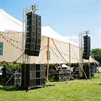 Système de sonorisation professionnel compact 3 voies, enceinte Line Array simple 12 pouces LA-W8LC, néodyme, haute clarté, pour théâtre et événements