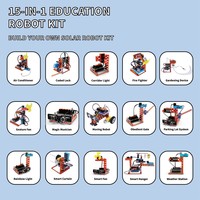 Kit de Robot Electrónico STEM Modular de Aluminio de 15 Piezas, Profesional, para Desarrollo de Habilidades de Programación para Estudiantes