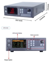 Alimentation à fréquence variable programmable CA monophasée triphasée, tension stabilisée personnalisée 45-100Hz 0-300V, test d'usure