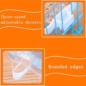 Papağan Dostu Stoklanmış Kuş Yemliği Dayanıklı Plastik Yeniden Kullanılabilir Kafes Aksesuarları Her Mevsim İçin Temiz ve Kolay Kurulum - Product Image 5