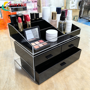 Boîte <span class=keywords><strong>de</strong></span> présentation <span class=keywords><strong>de</strong></span> masques faciaux en acrylique portable pour <span class=keywords><strong>magasin</strong></span> <span class=keywords><strong>de</strong></span> détail, comptoir personnalisé, boutique <span class=keywords><strong>de</strong></span> cosmétiques - Product Image 5