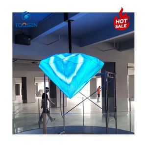 Высокая яркость алмазной формы светодиодный экран бар торговый центр горячий светодиодный экран, креативный настроенный в различных Szes светодиодный дисплей - Product Image 6