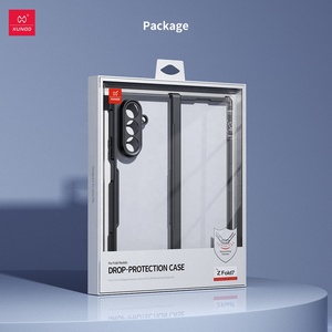 Xundd étui magnétique pour <span class=keywords><strong>Samsung</strong></span> <span class=keywords><strong>Galaxy</strong></span> <span class=keywords><strong>Z</strong></span> Fold 7 6 5 <span class=keywords><strong>4</strong></span> 3 étui antichoc transparent avec écran en verre trempé - Product Image 6