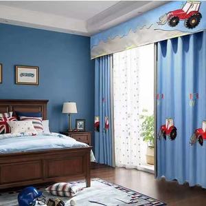 2021 nordique Simple dessin animé rideaux occultants et cantonnières nouveau produit fini pour <span class=keywords><strong>chambre</strong></span> d'enfants pour voiture garçon <span class=keywords><strong>chambre</strong></span> baie vitrée - Product Image 4