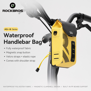 <span class=keywords><strong>Bolsa</strong></span> Impermeable para <span class=keywords><strong>Manillar</strong></span> de Bicicleta ROCKBROS - <span class=keywords><strong>Bolsa</strong></span> para Tubo Superior y Sillín para Bicicletas de Carretera/MTB/<span class=keywords><strong>Gravel</strong></span>/Plegables - Product Image 2