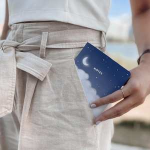 LABON <span class=keywords><strong>Cloud</strong></span> Print Portable A6 Pocket Mini Blank Dot Grid Notebook Pocket Planner Journal Field <span class=keywords><strong>notes</strong></span> - Product Image 2