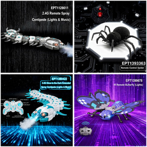 Sept 2.4G Cơ Khí Mist RC Phun Mô Phỏng Centipede Côn Trùng Điều Khiển Từ Xa Điện Centipede Robot Đồ Chơi Với Âm Nhạc Ánh Sáng - Product Image 6