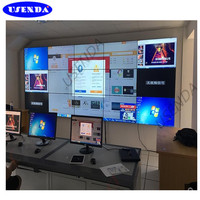   Panel de Pantalla LCD para Video Wall de 46, 49, 55, 65 y 75 Pulgadas, 1.7mm, 4K, Bisel Delgado, con Controlador de Video Wall