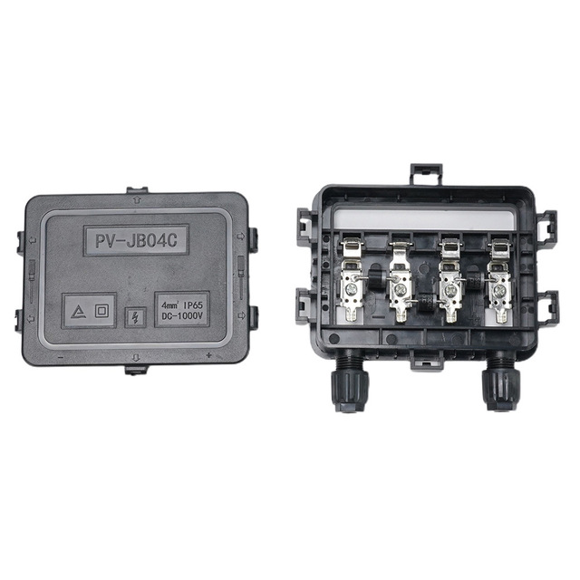 Solar PV Junction Box DC1000V IP65 Rated 8-15A PPO Material for Model