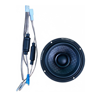 Sistema de Altavoces para Auto de 3 Vías, 70W, 4 Ohmios, Gabinete Metálico de 6.5 Pulgadas con Crossovers, Rango de Frecuencia de 58Hz-20KHz, para Audio de Auto OEM