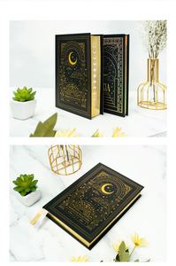 Cuaderno de Tapa Dura de Lujo Personalizado A5 con Bordes Dorados, Diario, Agenda, 100 Hojas, Encuadernado Cosido, para Promoción Empresarial, Uso Escolar - Product Image 3