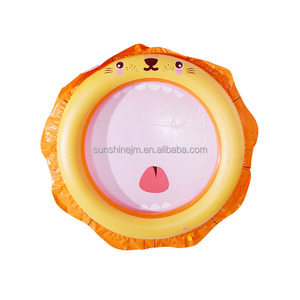 Lion PVC 3mm d'épaisseur ronde <span class=keywords><strong>pataugeoire</strong></span> gonflable pour enfants piscine peu profonde <span class=keywords><strong>pataugeoire</strong></span> bébé Splash Pad extérieur <span class=keywords><strong>Mini</strong></span> piscine - Product Image 2