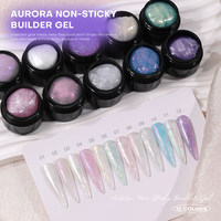 Kit d'extension de gel UV solide à tremper en gros, 12 couleurs, sans HEMA, vernis à ongles en gel, logo personnalisé DIY