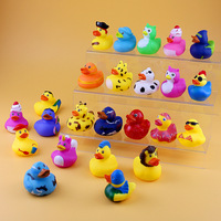 Assortiment de canards créatifs en caoutchouc pour enfants, jouets pour piscine et baignoire, activités d'été pour la plage et la piscine
