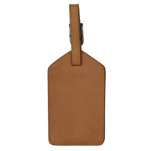 Etiquetas de equipaje de alta calidad con logotipo personalizado, accesorio de viaje, regalo personalizado para hombres, etiqueta de cuero genuino duradera, etiqueta de cuero completo. - Product Image 2
