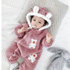 <strong>Little</strong> boys <strong>girls</strong> jumpsuit hoodie warm baby pajamas <strong>sleeper</strong> - Product Image 3