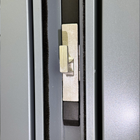 Fenêtre coulissante moderne insonorisée à cadre en aluminium et verre, avec moustiquaire en acier inoxydable pour chambre à coucher, fenêtre à double vitrage peu encombrante