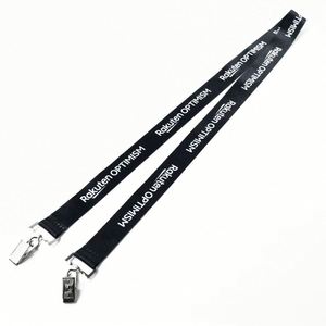 Custom Product Factory Direct Latest Design Satin High Quality Polyester Silk Screen Printed Sport Lanyard ID Badge Holder <b>Hook</b> - Product Image 3