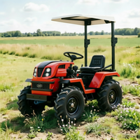 Traktor Mini 4WD 18HP Bensin Cocok untuk Medan Bukit dan Lereng