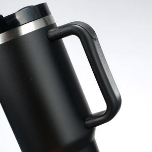 Mug de voyage isotherme en acier inoxydable de 40 oz avec poignée pour usage extérieur, idéal pour les déplacements transfrontaliers - Product Image 1