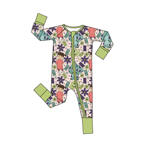 Neugeborenen-Strampler Winter Baby-Schlafanzug Set Individueller Weihnachts-Babyschlafanzug - Product Image 4