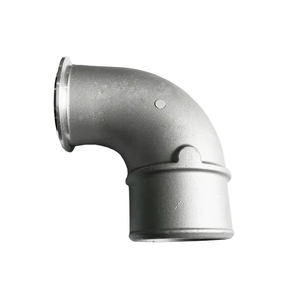 Tubo a Gomito per Cu*mmins ISX 3682674 per ISX <span class=keywords><strong>BorgWarner</strong></span> Stile S400 V-Band 90 Gradi - Product Image 5