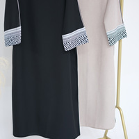 Abaya Aïd Bien Conçue par le Fabricant, Robes Musulmanes de Dubaï, Robes pour Femmes, Abaya Musulmane Femme Ramadan 2024