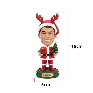 2026 ABD Kupası Özelleştirilmiş 3D Fotoğraf Reçine Bobble Head El Boyaması Futbolcu Figürü Takım Logosu Tabanlı Kişiselleştirilmiş Futbol Sanatı - Product Image 3