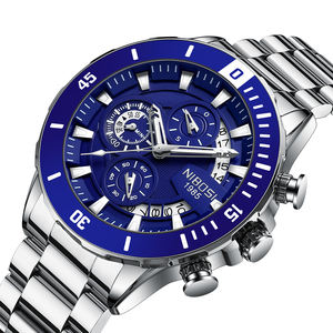 <span class=keywords><strong>Montre</strong></span>-bracelet à quartz NIBOSI 2592 pour homme, avec affichage de la semaine et de la date, bracelet en maille, boîtier en alliage, style décontracté et tendance pour <span class=keywords><strong>garçon</strong></span>. - Product Image 2