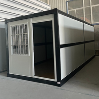 Mini maison préfabriquée de haute qualité Tiny Casa 20 pieds Flat Pack mobile Conteneur pliant Préfabriqué Maison conteneur pliable