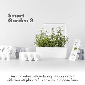 Kit de jardin d'herbes d'intérieur à arrosage automatique Grey Click & Grow Smart Garden 3 pour la cuisine - Product Image 4