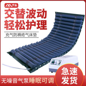 ที่นอนลมป้องกันแผลกดทับสำหรับผู้สูงอายุที่นอนติดเตียง ยี่ห้อ Luo Mai Medical ใช้ในโรงพยาบาล พร้อมเบาะรองนั่งแบบเป่าลมช่วยลดแรงกด - Product Image 2