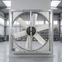 Ventilateur d'extraction d'air froid pour élevage avicole JTX-D1380 1,1 kW 44500 m³/h, ventilateur de ventilation BLDC EC