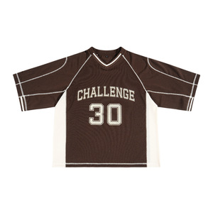 <span class=keywords><strong>T</strong></span>-<span class=keywords><strong>shirt</strong></span> décontracté à manches courtes et <span class=keywords><strong>col</strong></span> en <span class=keywords><strong>V</strong></span> pour <span class=keywords><strong>homme</strong></span> Dreaming Lion, de haute qualité, en maille contrastée, avec motif de lettres - Product Image 6