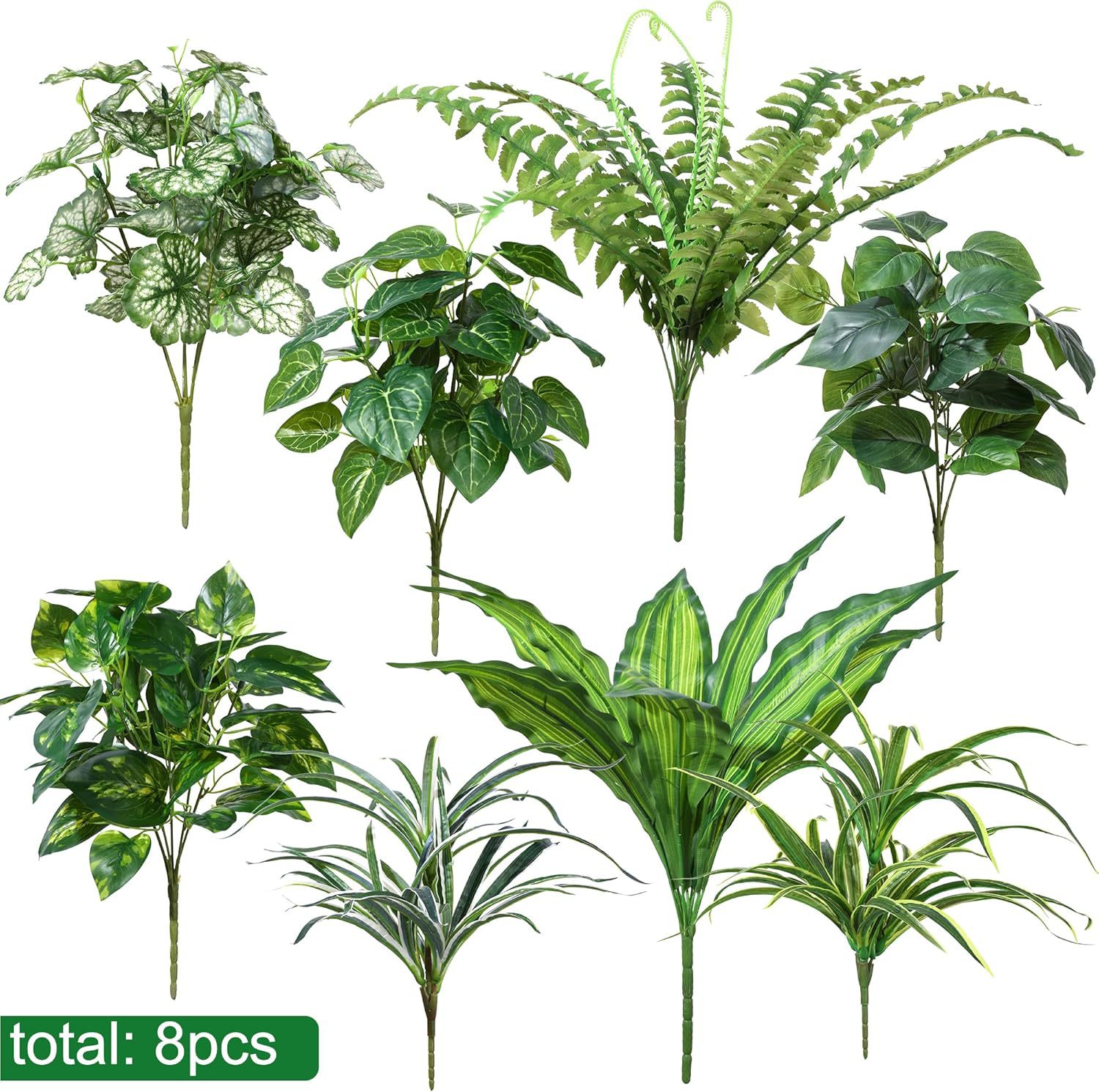 8 pièces