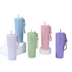 Vaso Térmico Portátil de Acero Inoxidable 304 de Doble Capa con Aislamiento al Vacío, de Gran Capacidad (710 ml), con Correa y Cuerda para Llevar - Product Image 1