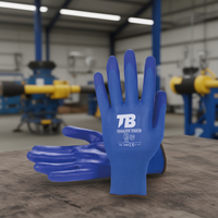 Guantes Táctiles TB 700AZFP Azules Talla XL, Guantes de Trabajo Mecánico