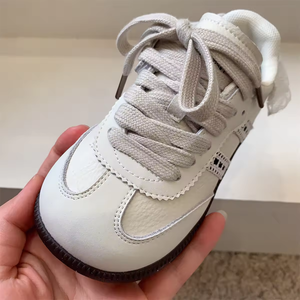 รองเท้ากีฬาเด็กขายดี แฟชั่นสำหรับเด็กอายุ 1-3-6 ปี รองเท้าวิ่งแบบสวม พื้นเรียบ สำหรับเด็ก ใส่เดินเล่นสบายๆ สไตล์ลำลอง - Product Image 3