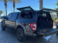 Auvent de camionnette en alliage d'aluminium imperméable pour Ford F-150 2015-2020 Chevrolet Silverado 2500HD 2020-2024 Toyota Ranger