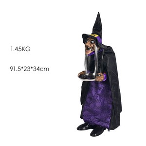 Les sorcières et sorcières miniatures d'<span class=keywords><strong>Halloween</strong></span> peuvent briller, secouer la tête, crier Décoration intérieure et extérieure Animatronic - Product Image 6