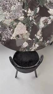 Lusso moderno a forma di capsula Custom quattro stagioni di marmo verde tavolino top per la decorazione della casa - Product Image 6