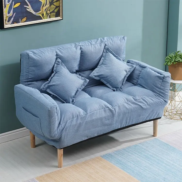 Foldable सोफे बिस्तर आधुनिक सोफा सेट फर्नीचर लक्जरी 1 में 5 foldable सोफा टेबल कुर्सी मल