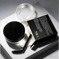 Gel à sourcils végétalien longue tenue, waterproof, à base de plantes, de luxe, avec brosse, marque privée, MOQ 500, OEM