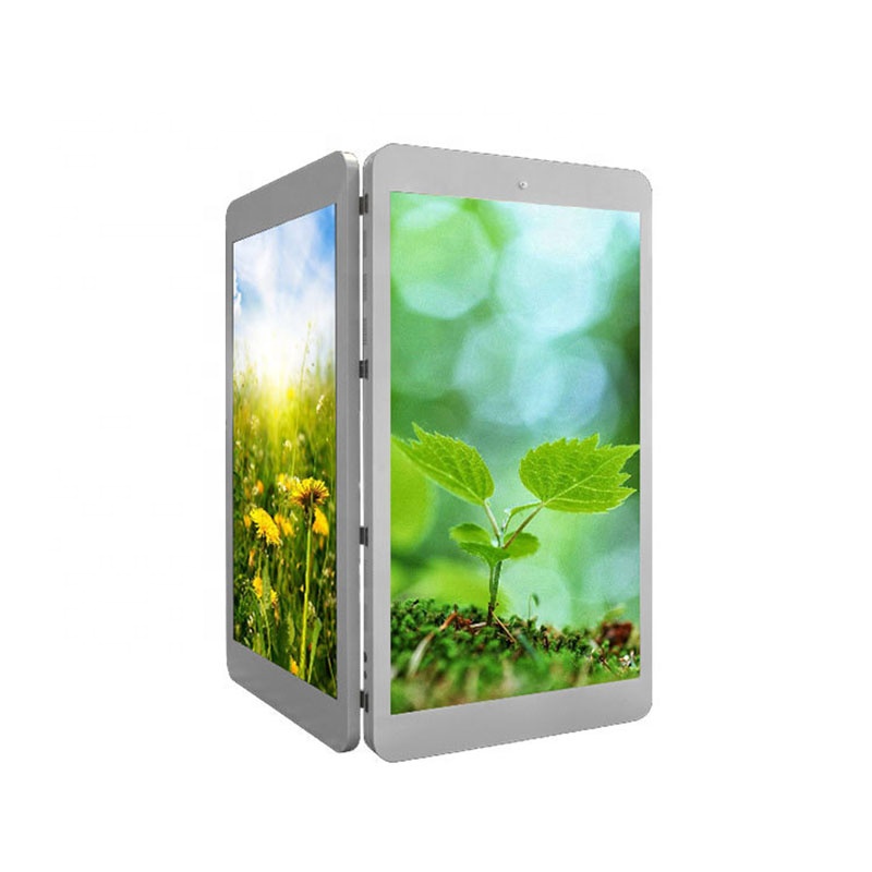 Светодиодный полюсный экран p4p5p3, двойной экран, наружный светодиодный дисплей, рекламный киоск, цифровая вывеска